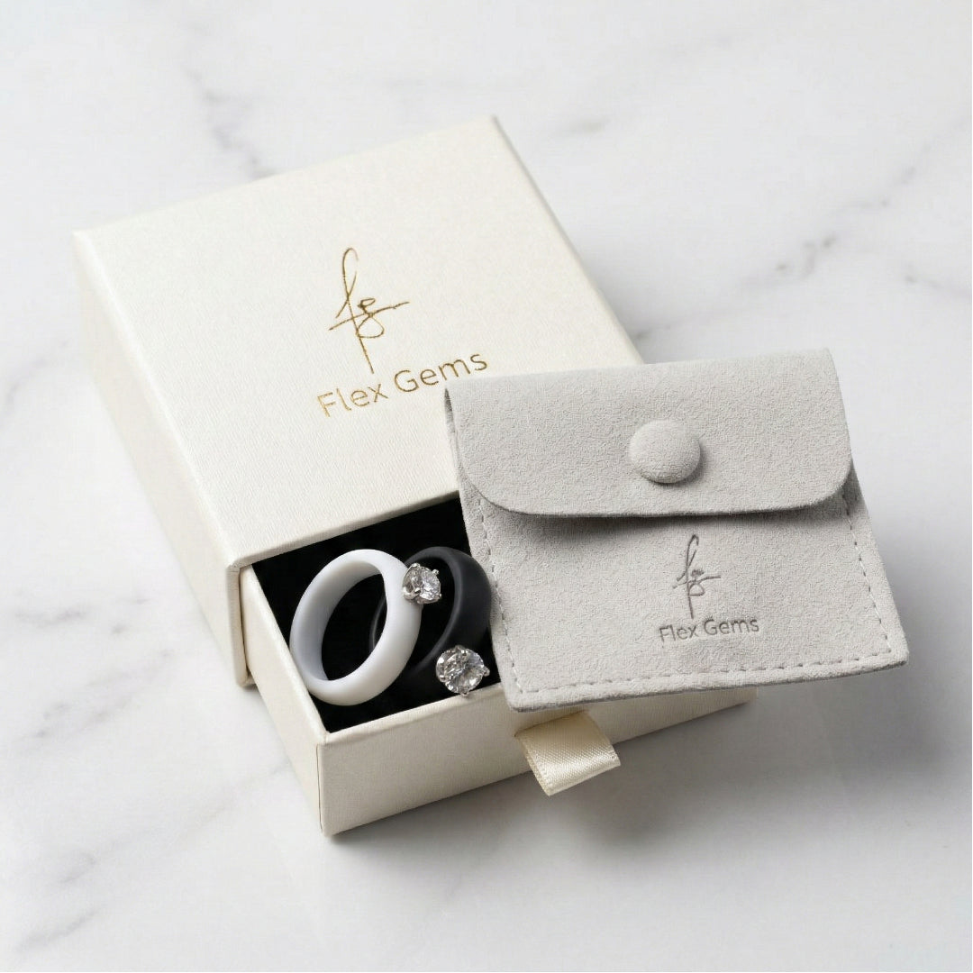March Birthstone Silicone Ring | .25 Carat