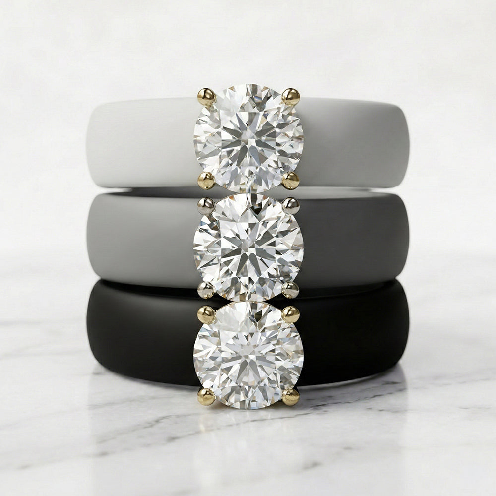 Round Diamond Silicone Ring | 1 Carat